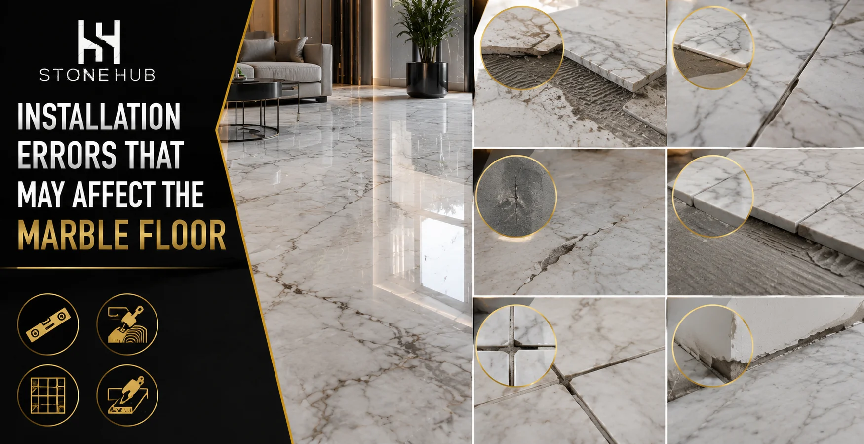 Installation Errors That May Affect the Marble Floor